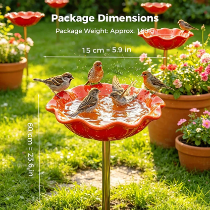 Gardenhome™ 🔥Last Day 55% OFF 🔥 Colorful Metal Flower Stake for Birds, Bees & Butterflies