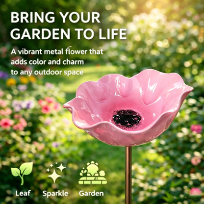 Gardenhome™ 🔥Last Day 55% OFF 🔥 Colorful Metal Flower Stake for Birds, Bees & Butterflies